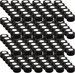 BQTQ 144 Rolls Self Adhesive Bandage Wrap 1 Inch Black Self Adherent Wrap Tape Sticky Bandage Athletic Wrap Self Adhesive Wrap for Sports Vet Wrist Ankle Sprains