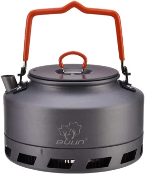 Bulin Camping Kettle 1.6L Aluminum Alloy Open Campfire Coffee Tea Pot Fast Heating Outdoor Gear Great for Boiling Water Ultralight Portable for Hiking Picnic Travel