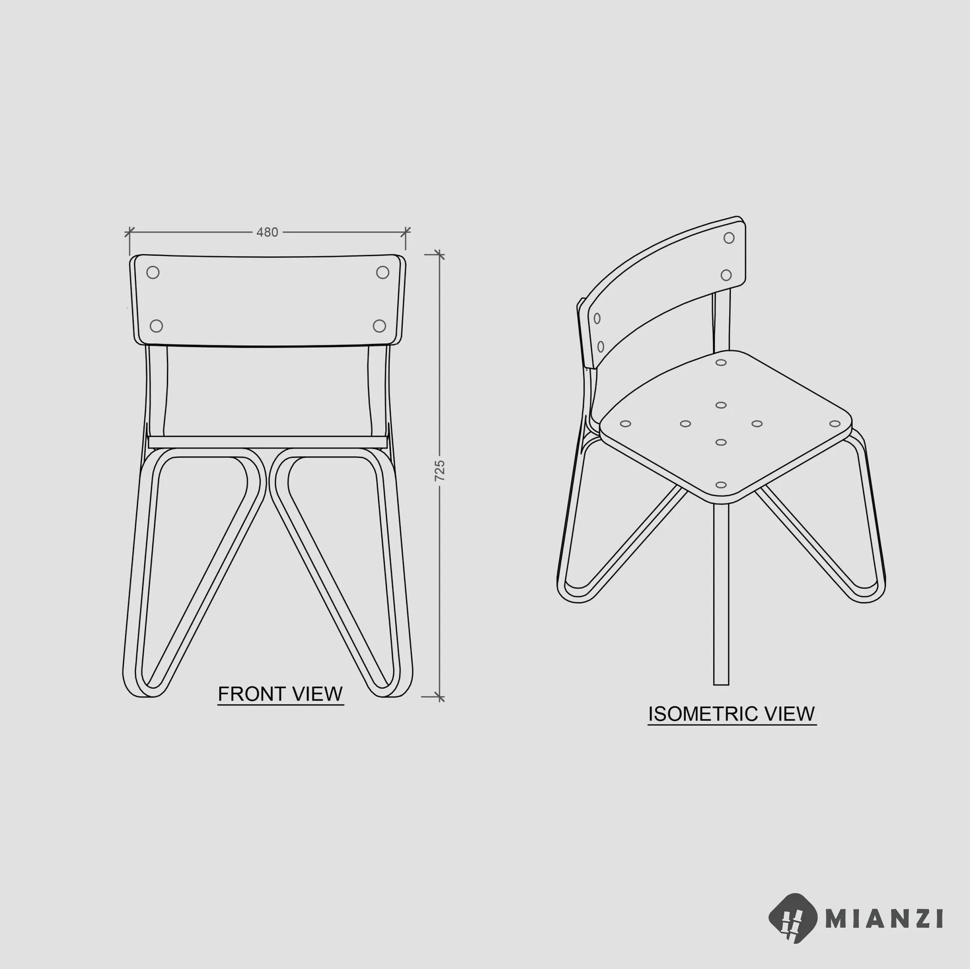 Butterfly Chair-The Black Edit
