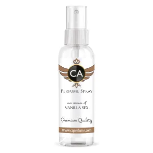 CA Perfume Impression of Vanilla Sex For Women & Men Fragrance EDP Spray Bottle 2 Fl Oz/60ml