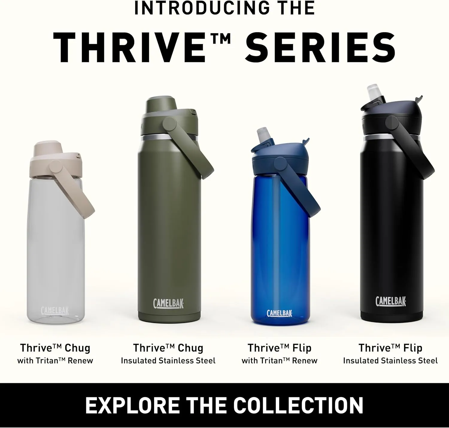 CamelBak Thrive Chug Water Bottle 32oz - Insulated Stainless Steel, Yellow Bloom