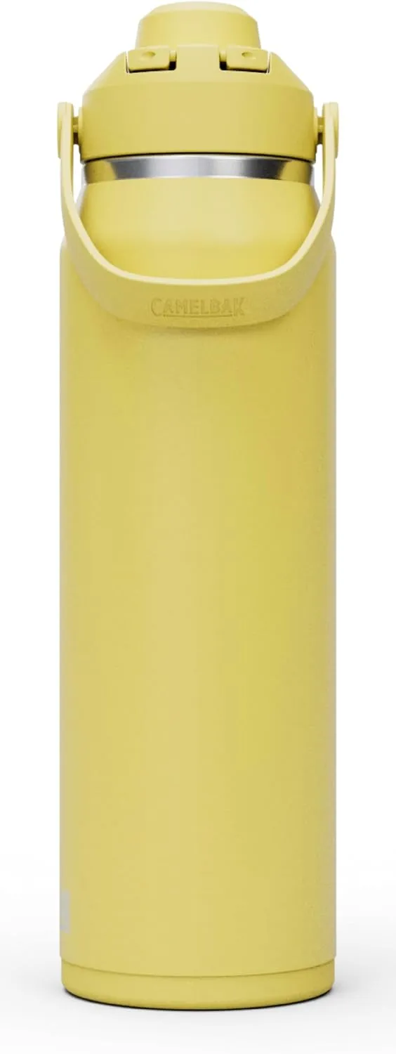 CamelBak Thrive Chug Water Bottle 32oz - Insulated Stainless Steel, Yellow Bloom