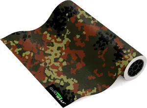 Camo Roll Skin Vinyl Tape Camouflage Hunting Patterns Matte (7x39) Flecktarn-3