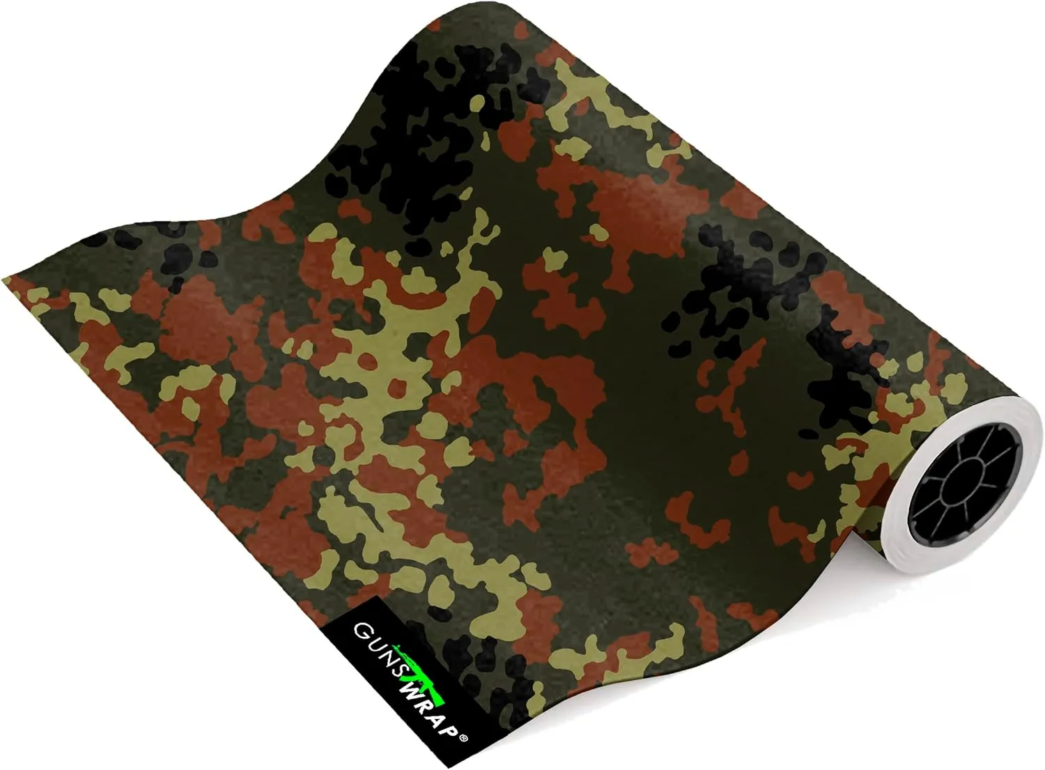 Camo Roll Skin Vinyl Tape Camouflage Hunting Patterns Matte (7x39) Flecktarn-3