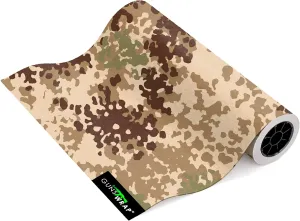Camo Roll Skin Vinyl Tape Camouflage Hunting Patterns Matte (7x39) Flecktarn-5