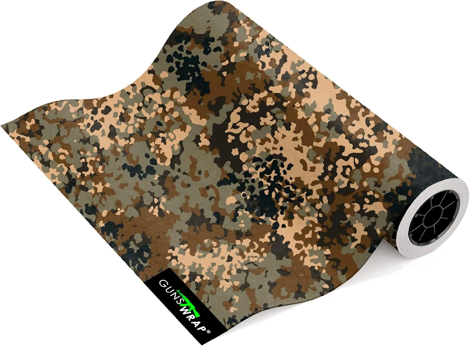 Camo Roll Skin Vinyl Tape Camouflage Hunting Patterns Matte (7x39) Flecktarn-7