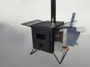 CAMPING STOVE WITH WATER BOILER
