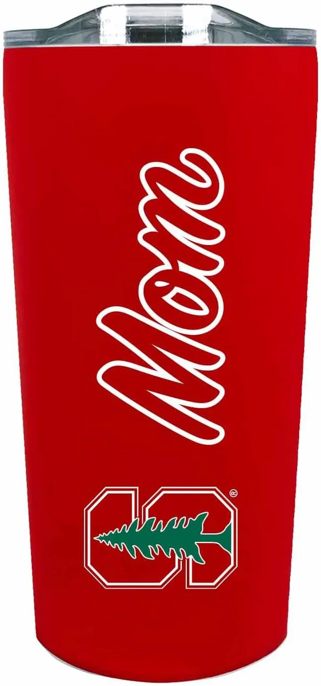 Campus Colors NCAA Stainless Steel Travel Tumbler for Mom - 18 oz - Double Walled Insulated Drinkware (Stanford Cardinal - Cardinal)