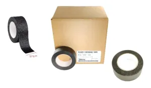 Case - 24 Rolls Marcy No Residue Black Masking Tape 1.5" x 60 yds (36mm x 180')