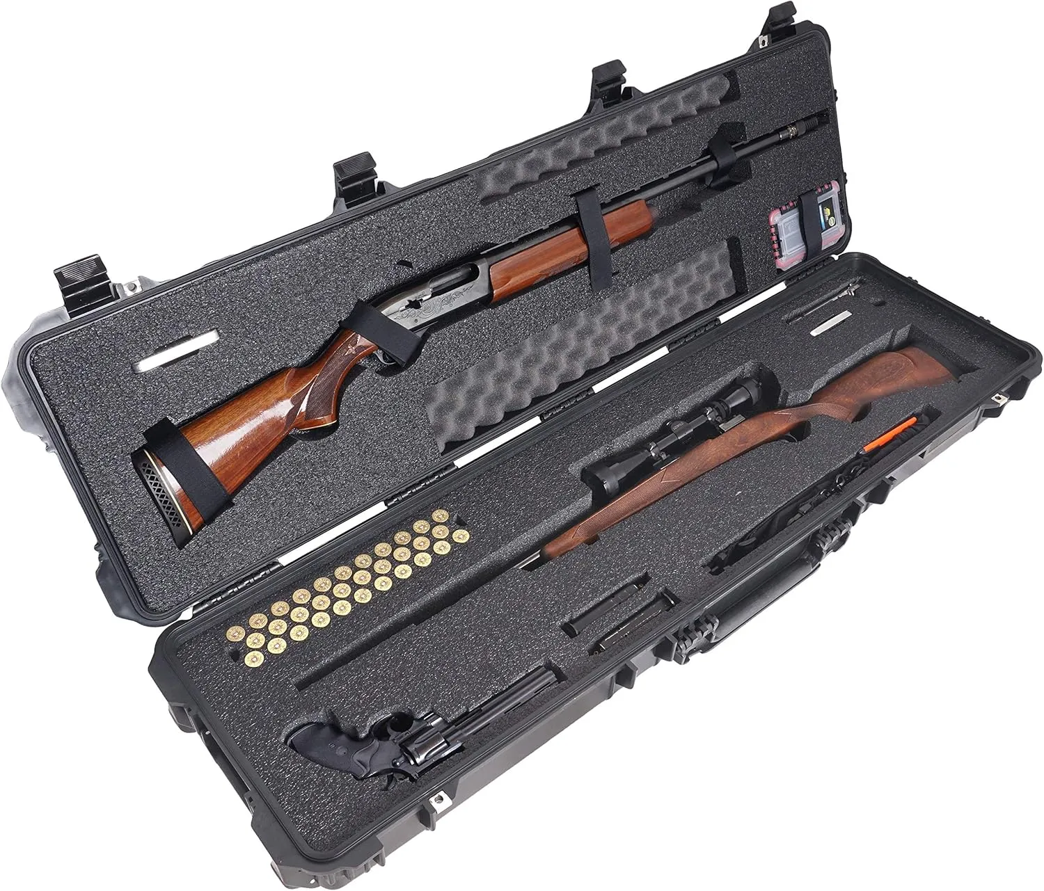 Case Club Pre-Cut Waterproof Outdoorsman Case with Included Silica Gel to Help Prevent Rust & Small Waterproof Box