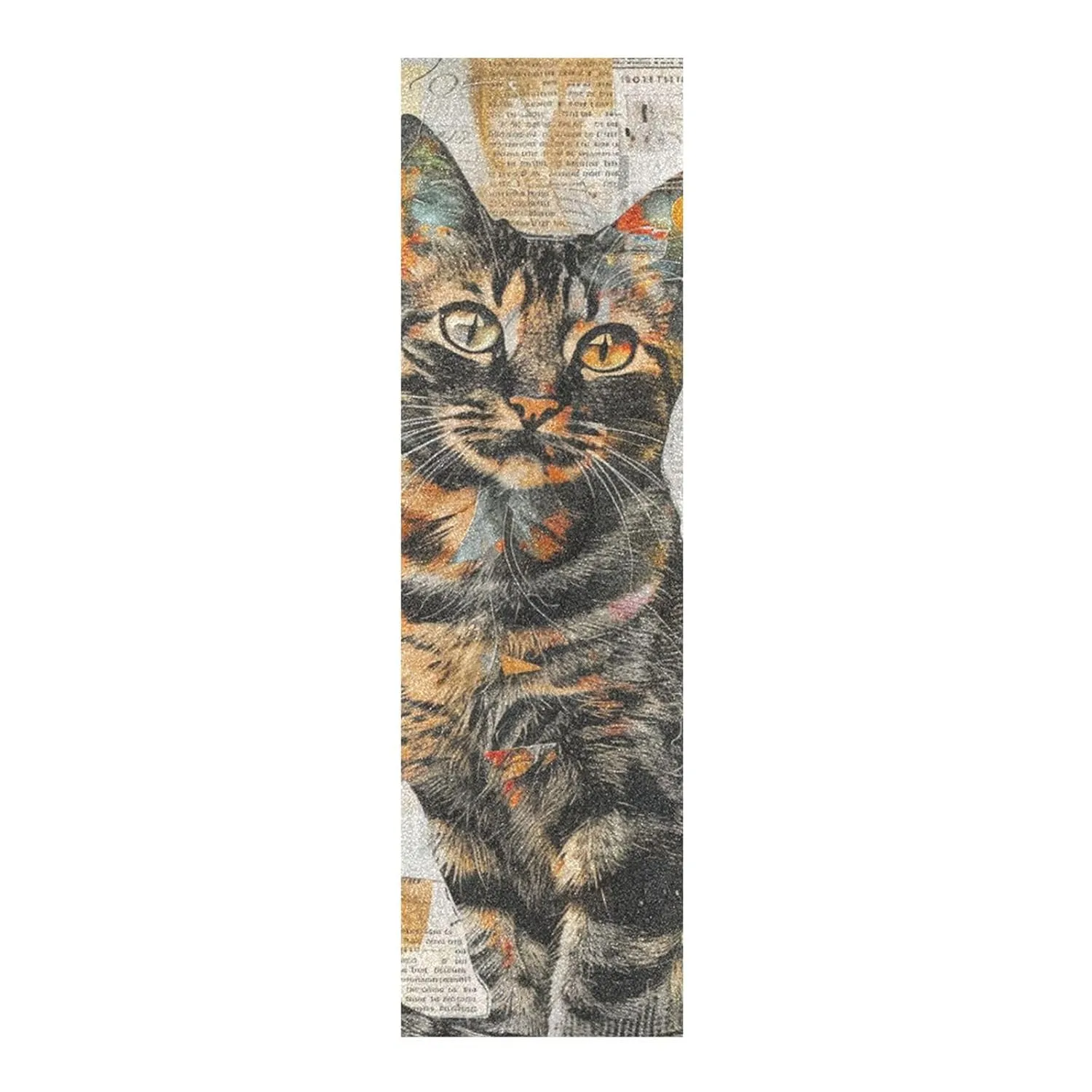 Cat Artistic Graffiti Butterfly Retro Skateboard Grip Tape roll Waterproof Grip Tape for Scooter 33×9 Inch Papel de lija para patinetas