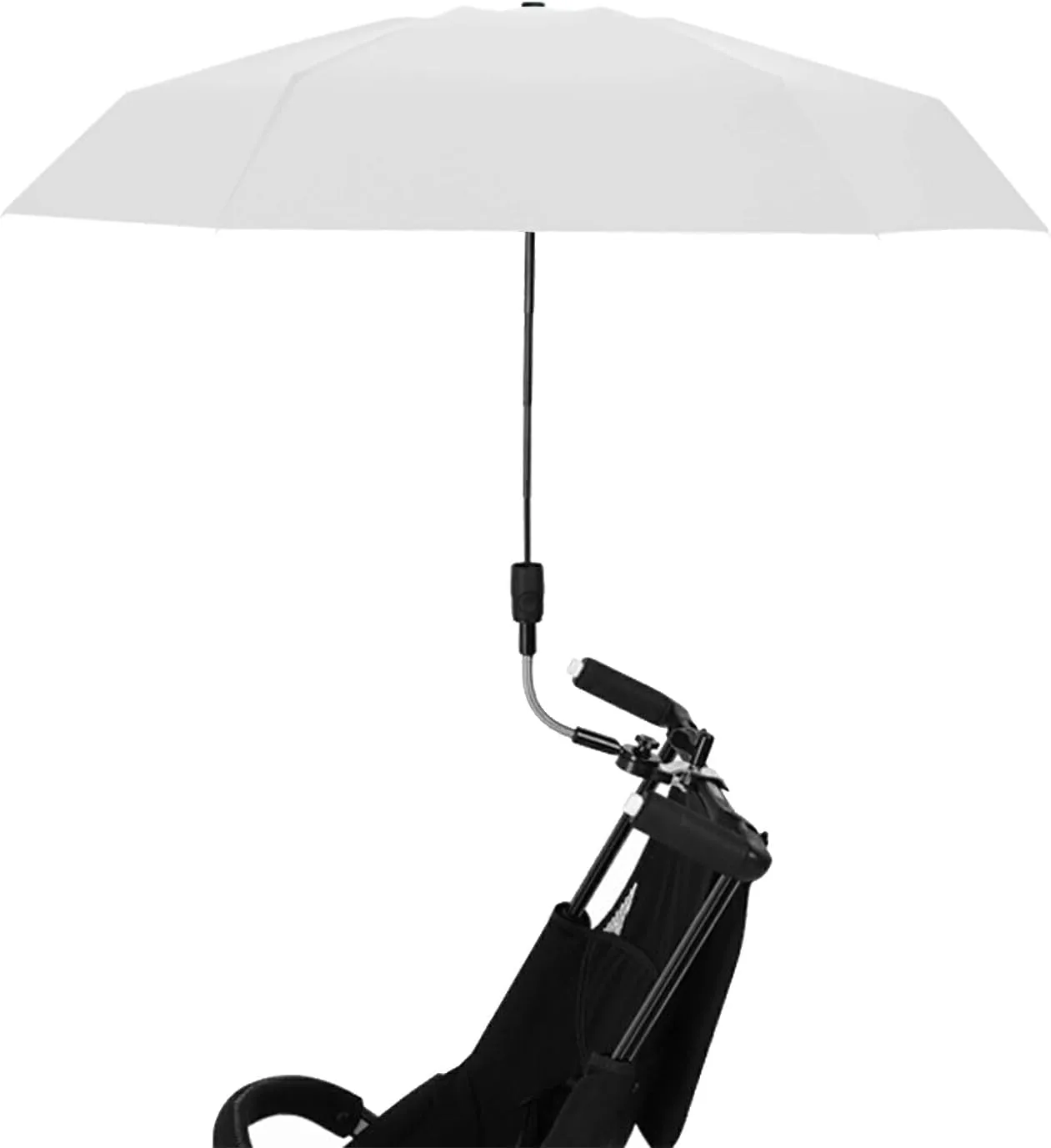 Chair Umbrella with Clamp, Adjustable Umbrella for Chair, Stroller Umbrella Parasol, Waterproof Umbrella for Beach Chair, Wheelchair, Stroller, Camping Chair