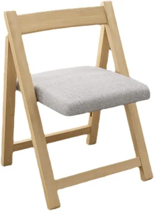Chairs for Dining Room Wooden Dining Chair Nordic Outdoor Folding Chair Office Ergonomic Salon Casual Back Chair Simple Garden Chair Folding Portable Dining Room Chairs