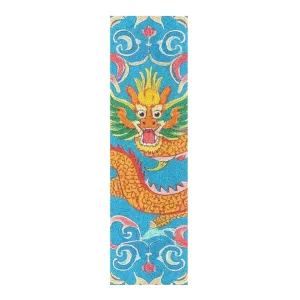 Chinese Culture Dragon Pattern Blue Skateboard Grip Tape roll Waterproof pro Scooter Grip Tape 33×9 Inch accesorios para patinetas