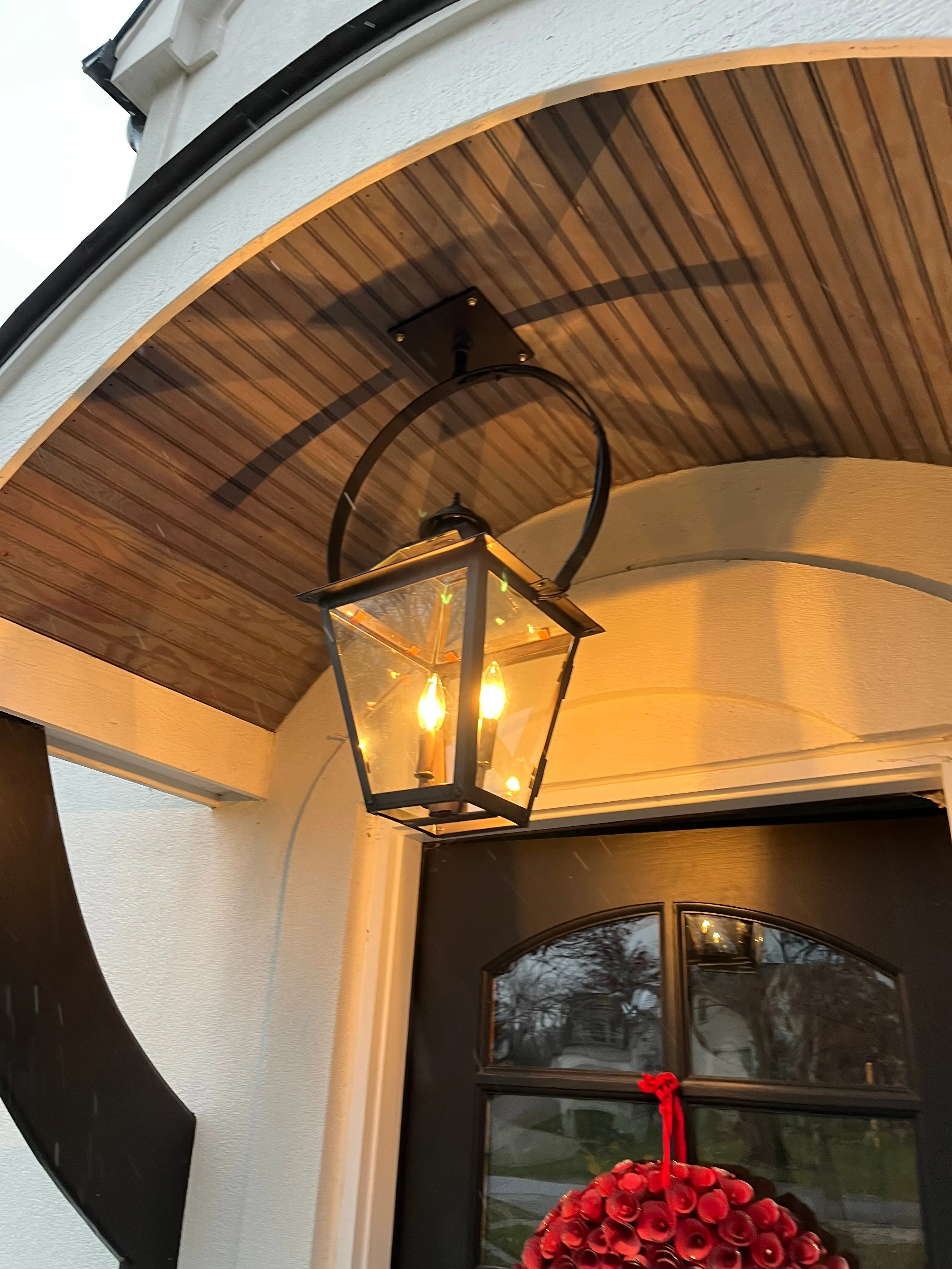 Classic Copper Lantern - Hanging With Bail (half yoke)
