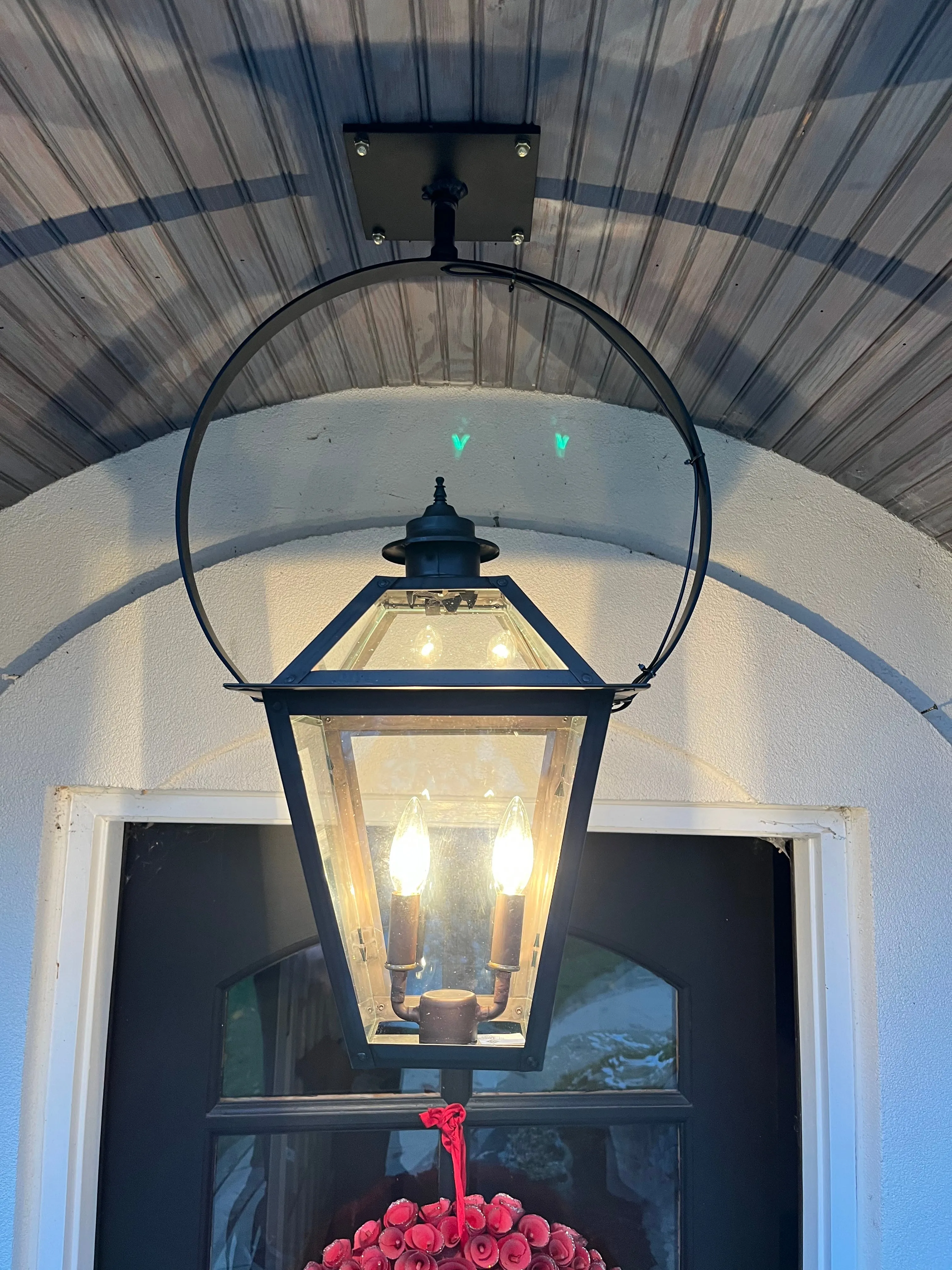 Classic Copper Lantern - Hanging With Bail (half yoke)
