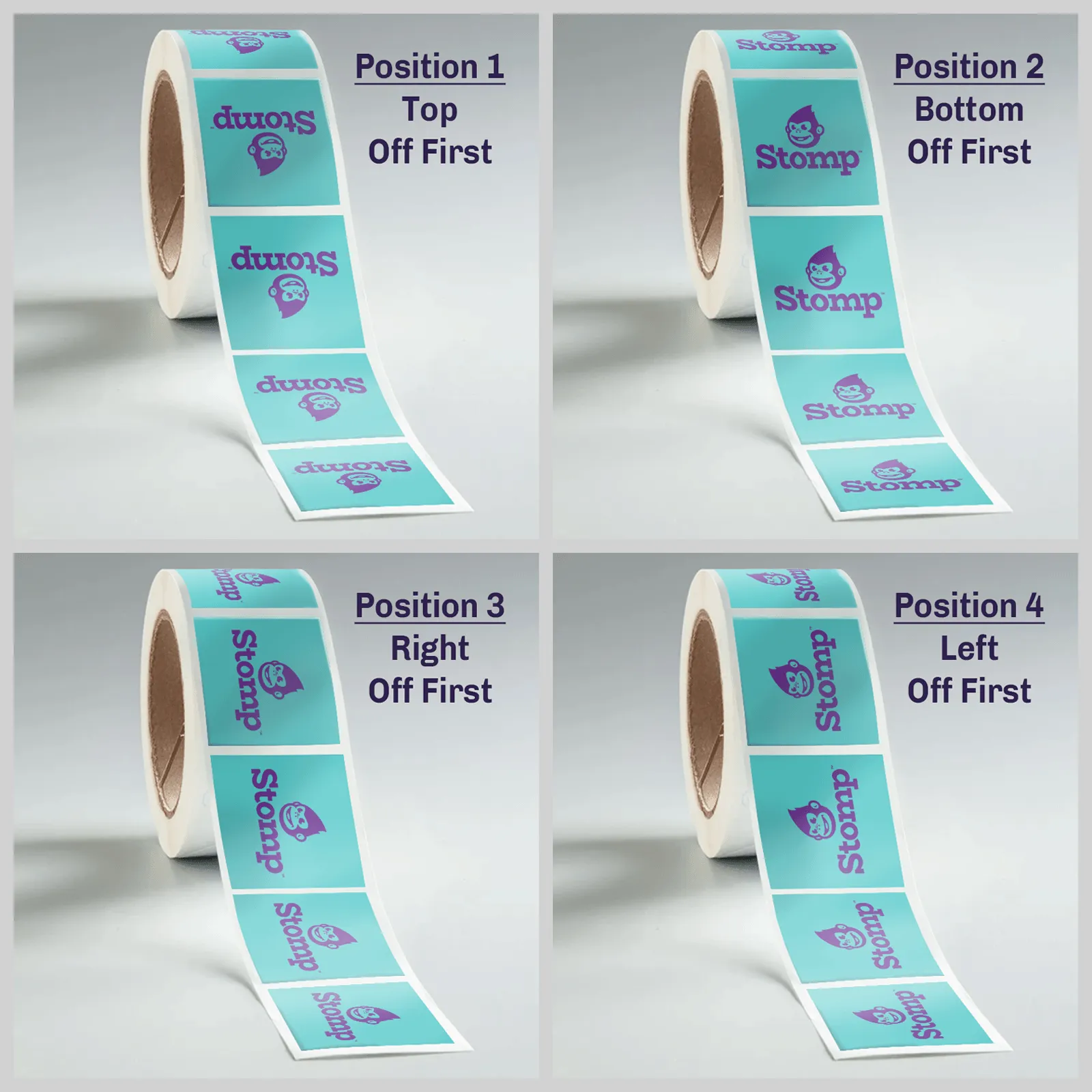Clear Circle Waterproof Roll Labels