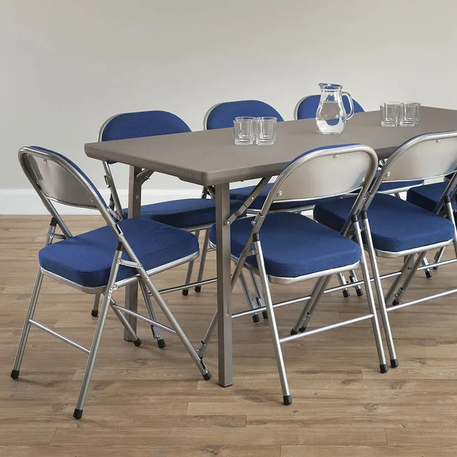 Comfort x18 Deluxe Folding Chairs & Trolley