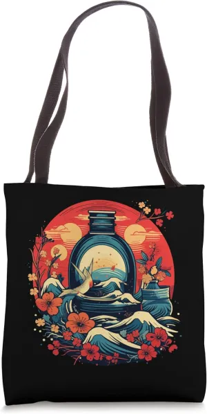 Cool Bottle of Rice Sake Tote Bag