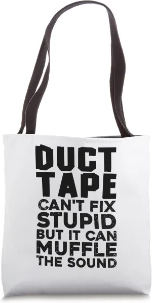 Cool Duct Tape Art For Men Women Handyman Duct Tape Lover Tote Bag