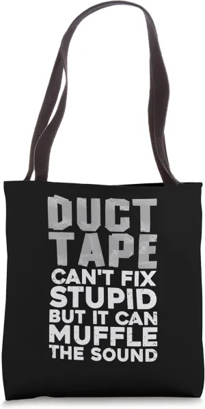 Cool Duct Tape Art For Men Women Handyman Duct Tape Lover Tote Bag