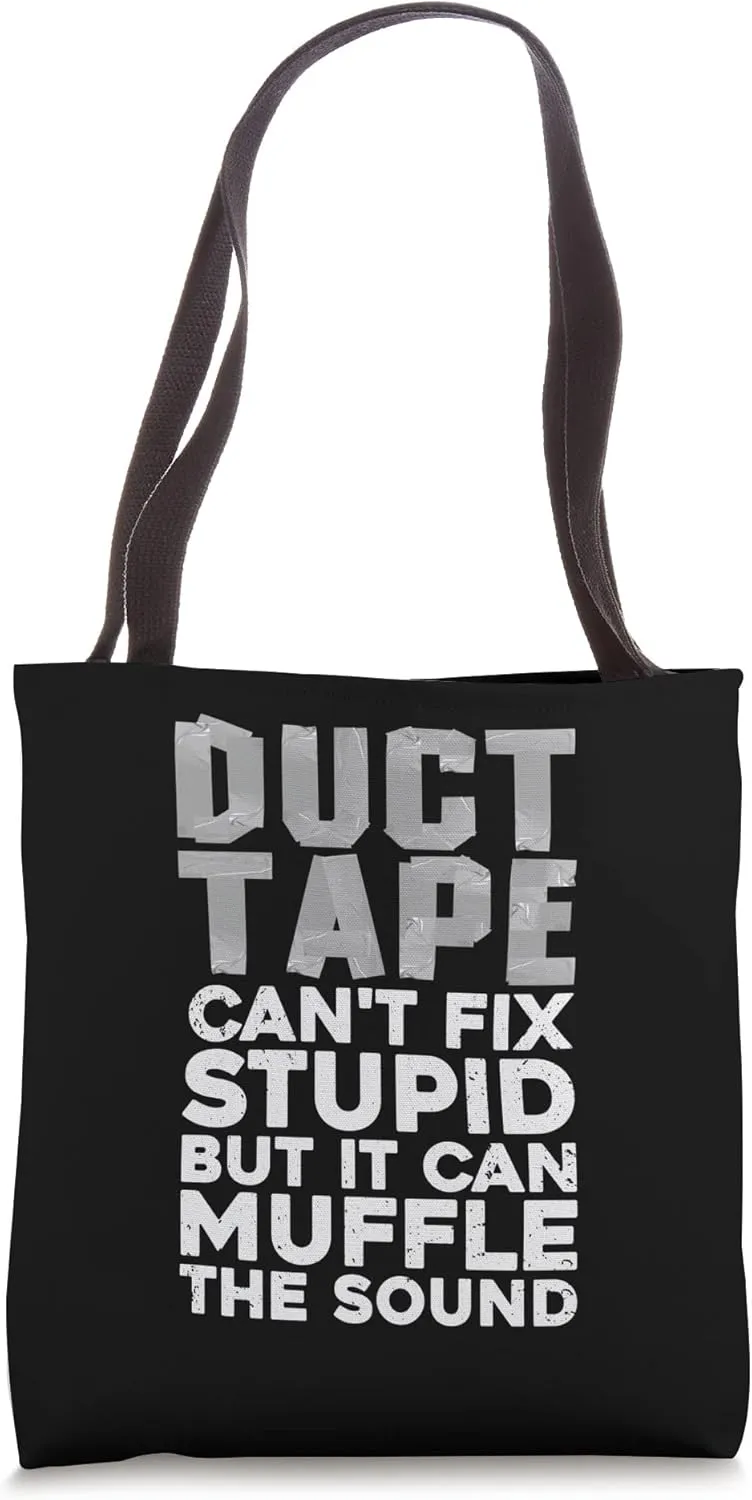 Cool Duct Tape Art For Men Women Handyman Duct Tape Lover Tote Bag