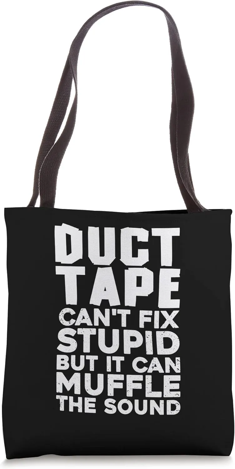 Cool Duct Tape Art For Men Women Handyman Duct Tape Lover Tote Bag