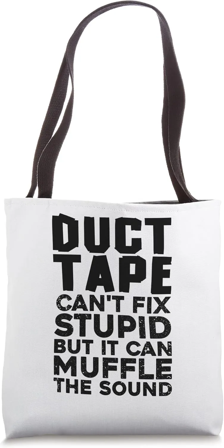 Cool Duct Tape Art For Men Women Handyman Duct Tape Lover Tote Bag
