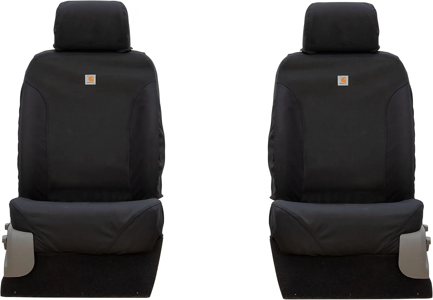 Covercraft Carhartt Super Dux SeatSaver Custom Seat Covers | Fits 2006-2009 Dodge Ram 2500/3500 | 1st Row Bucket Seats, Super Dux Black