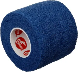Cramer Eco-Flex Self-Stick Stretch Tape, Cohesive Tape, Flexible Elastic Sports Tape, Athletic Training Room Supplies, Easy Tear & Self-Adherent Bandage Wrap, Single 5 Yard Roll, Blue