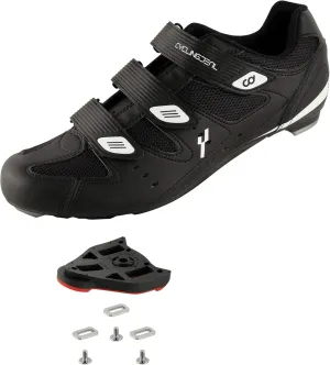 CyclingDeal Bicycle Road Bike Universal Cleat Mount Men's Cycling Shoes with 9-Degree Floating Look ARC Delta Compatible Cleats Compatible with Peloton Indoor Bikes Pedals