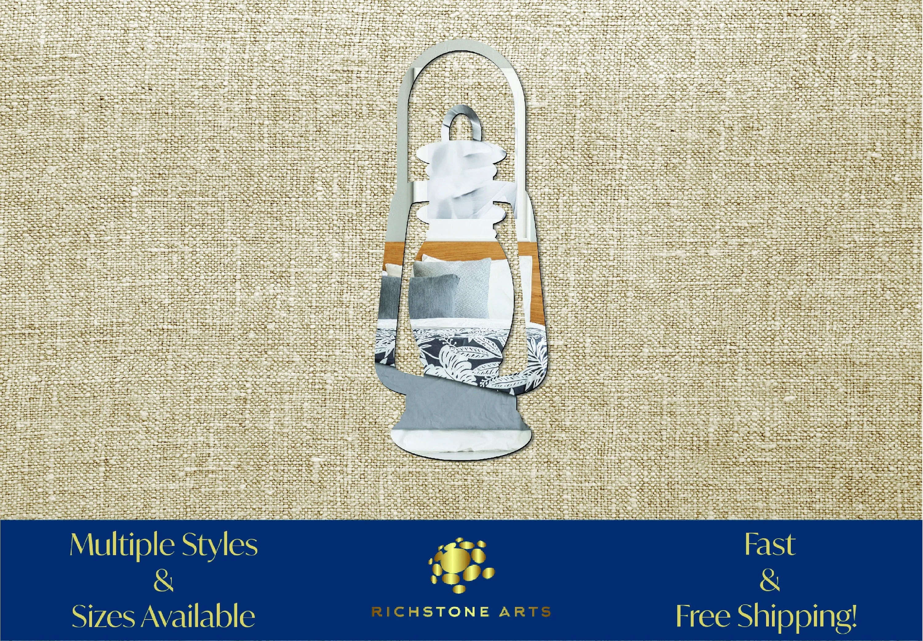 Decorative Lantern Shaped Acrylic Mirror | Many Shapes Available