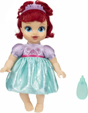 Disney Princess Ariel Baby Doll with Baby Bottle & Tiara