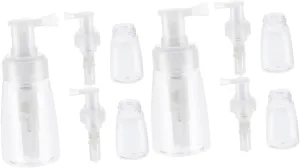 DOITOOL 2sets Powder Spray Bottles Empty Mister for Travel Portable Dry Powder Container 3pcs*2