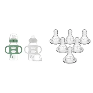Dr. Brown's Milestones Sippy Bottle 2-Pack with Level 4 Fast Flow Nipple 6-Pack