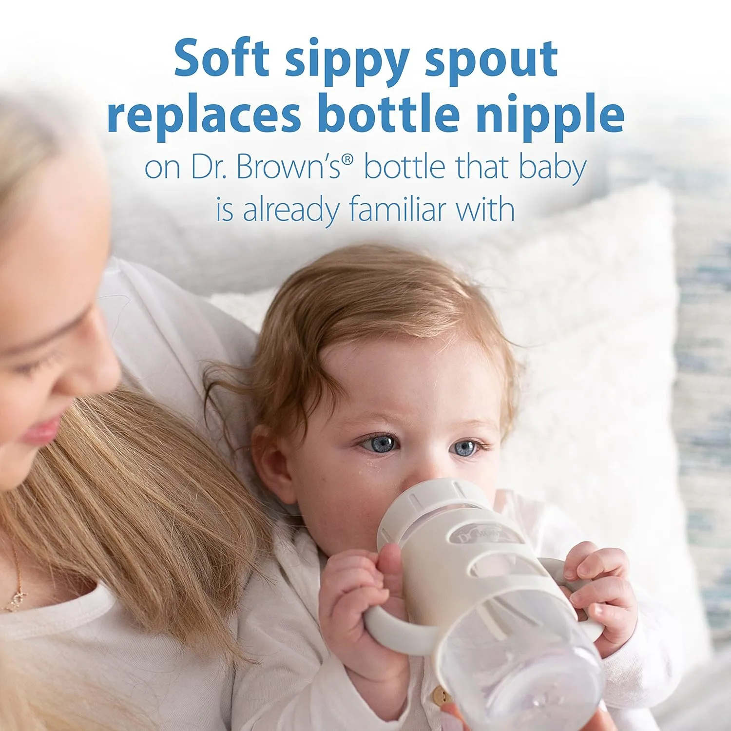 Dr. Brown's Milestones Sippy Bottle 2-Pack with Level 4 Fast Flow Nipple 6-Pack