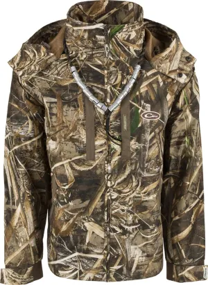 DRAKE Waterfowl Men's EST Heat-Escape Full Zip 2.0 Waterproof Hooded Hunting Jacket