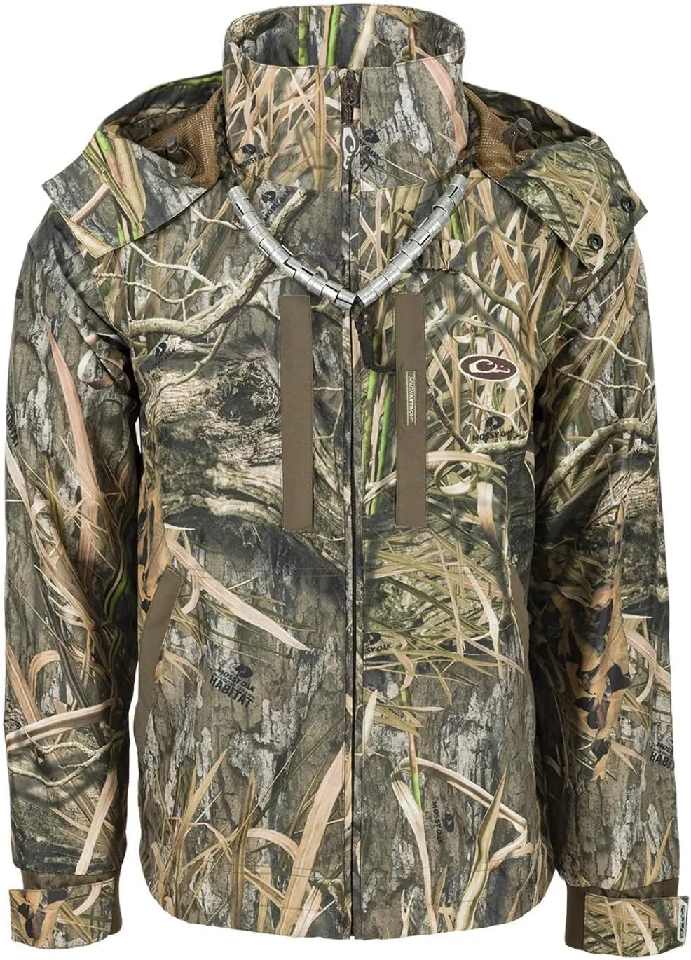 DRAKE Waterfowl Men's EST Heat-Escape Full Zip 2.0 Waterproof Hooded Hunting Jacket