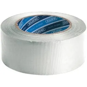 Draper Duct Tape Roll, 30M X 50Mm, White Dr-49431