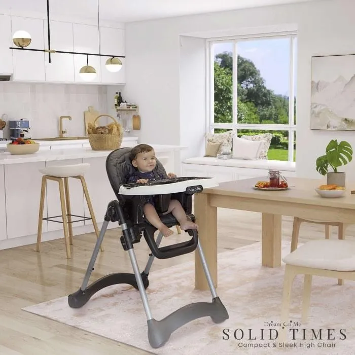 Dream on Me Solid Times Lightweight Portable Highchair