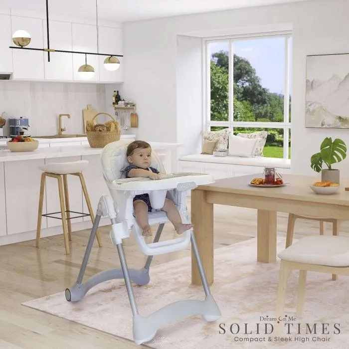 Dream on Me Solid Times Lightweight Portable Highchair