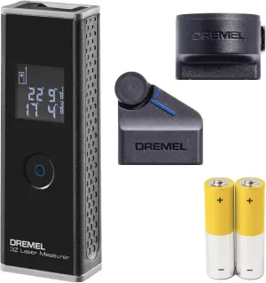 Dremel 3-in-1 Digital Measurement Tool - Includes Laser Measure, Tape Measure Attachment, Wheel Adapter Attachment - Dremel HSLM-01
