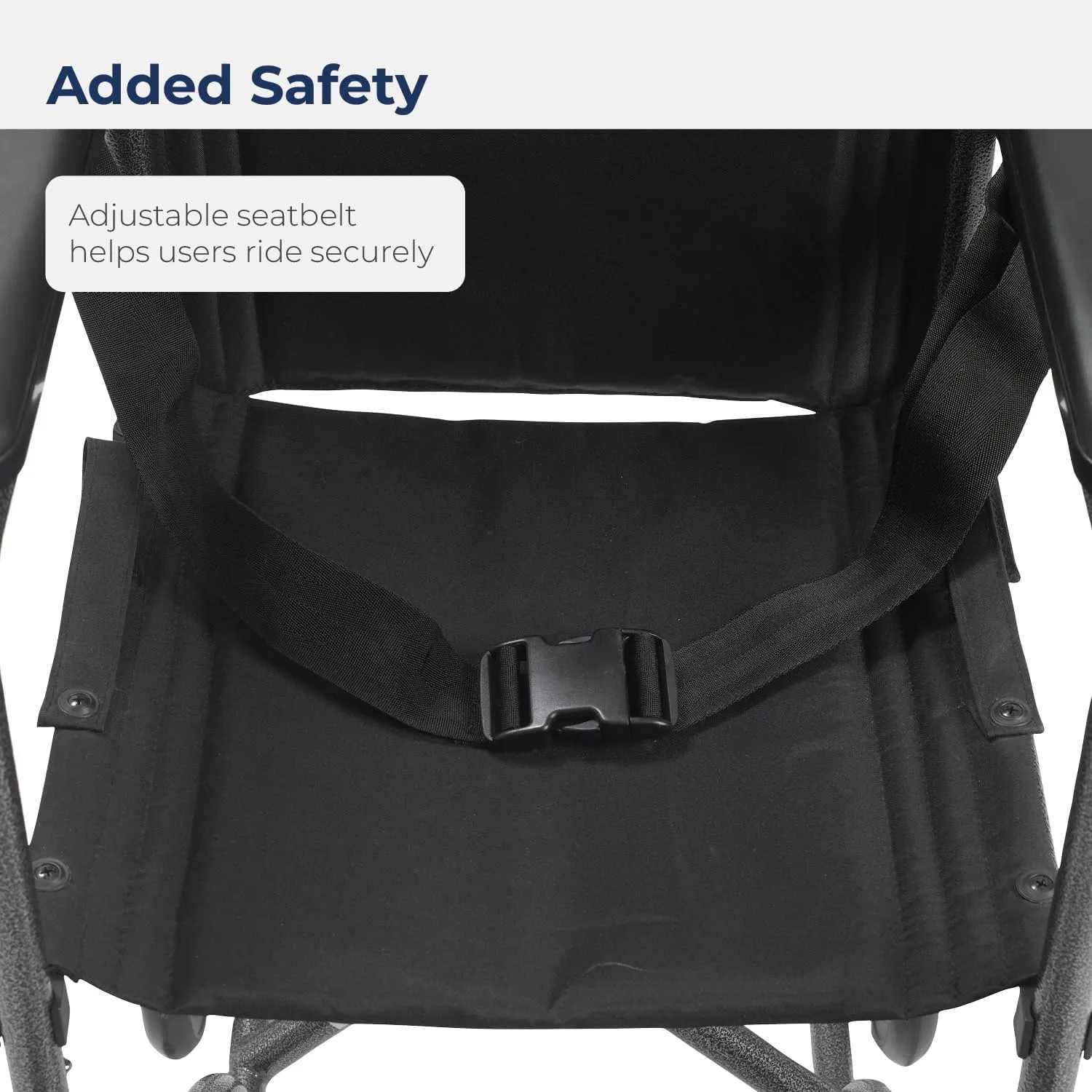 Drive Medical TR37E-SV Lightweight Folding Transport Wheelchair with Swing-Away Footrest, Silver