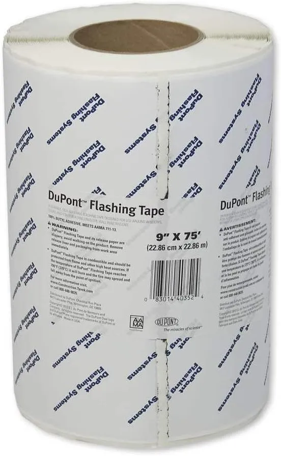 DuPont Tyvek Flashing Tape - 9" x 75' - 1 Roll