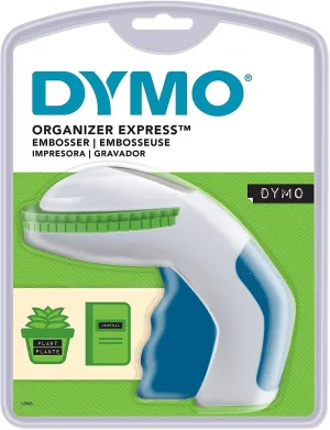 Dymo Organizer Express Embossing Label Maker 3/8 In. X 12 Ft. Blue
