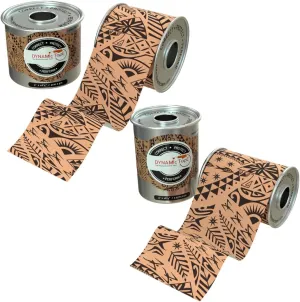 Dynamic Tape – 2 Roll Pack | Includes Original (Black & Beige) in 2” & 3” Widths | Biomechanical Adhesive Tape for Injury Recovery, Muscle & Joint Support | 4-Way Stretch, Water-Resistant & Latex-Free