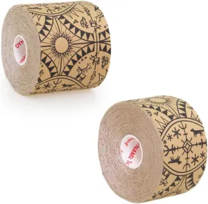 Dynamic Tape Powerband® – 2 Roll Pack | Includes 2” & 3” Widths | Ultimate Resistance & Recoil Biomechanical Support Tape for Muscles, Tendons, and Joints | 4-Way Stretch, Water-Resistant & Latex-Free