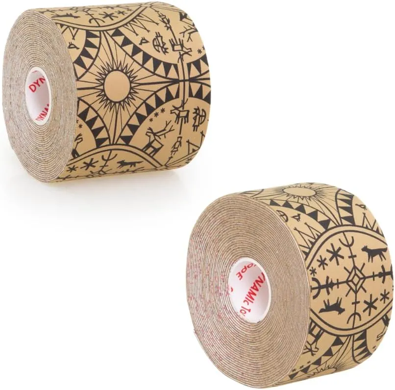 Dynamic Tape Powerband® – 2 Roll Pack | Includes 2” & 3” Widths | Ultimate Resistance & Recoil Biomechanical Support Tape for Muscles, Tendons, and Joints | 4-Way Stretch, Water-Resistant & Latex-Free