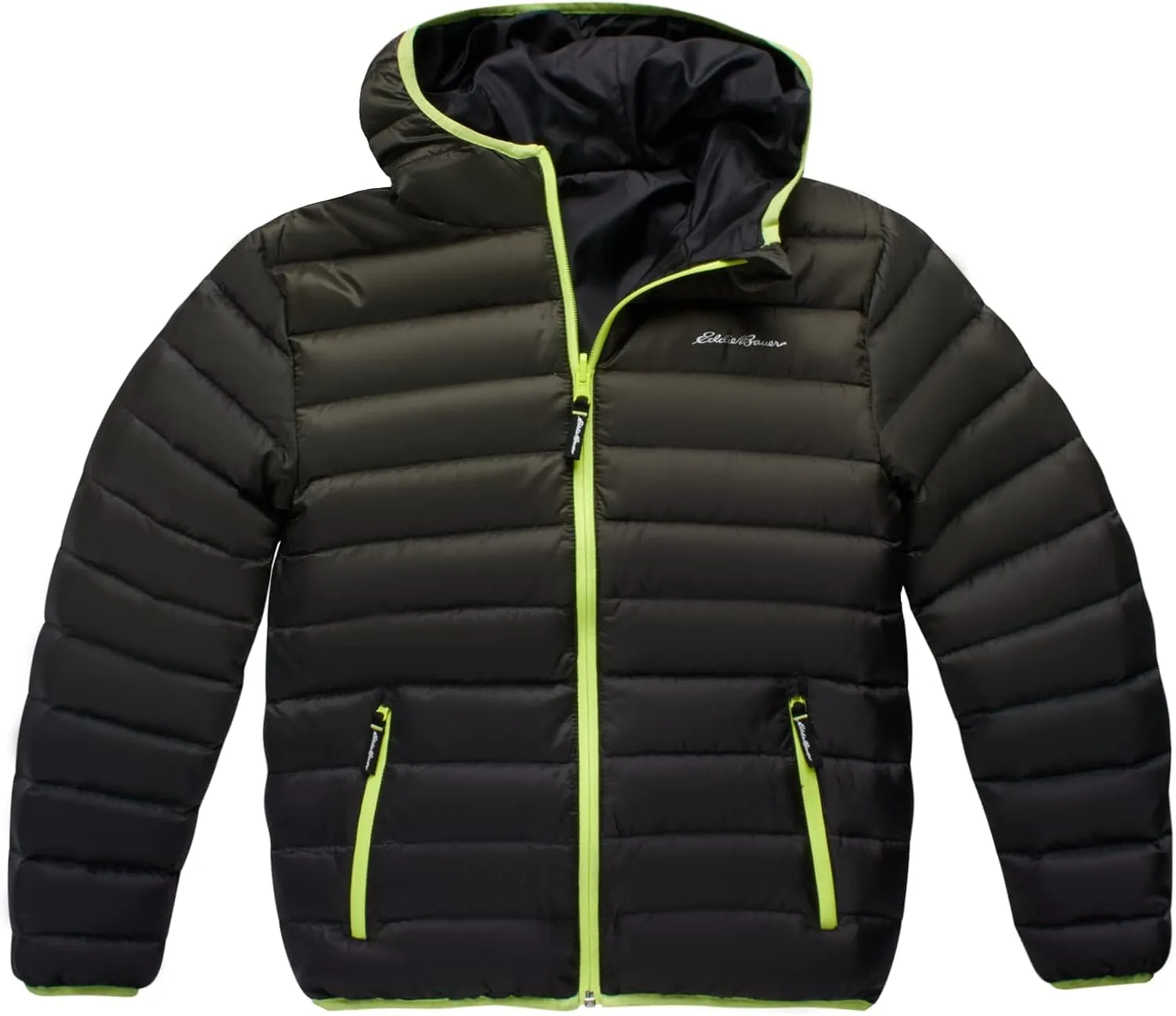 Eddie Bauer Kids' Reversible Jacket - Weather Resistant Quilted Down Coat for Boys and Girls (3-20)