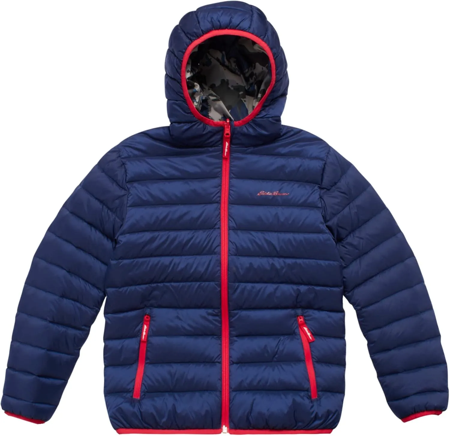 Eddie Bauer Kids' Reversible Jacket - Weather Resistant Quilted Down Coat for Boys and Girls (3-20)